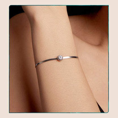 Flower Buds Moissanite Bracelet