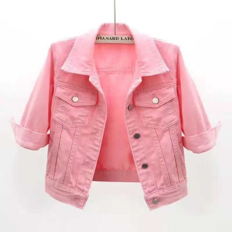Short Denim Jacket for Women
