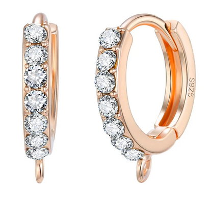 925 Sterling Silver Earring Findings for DIY Jewelry