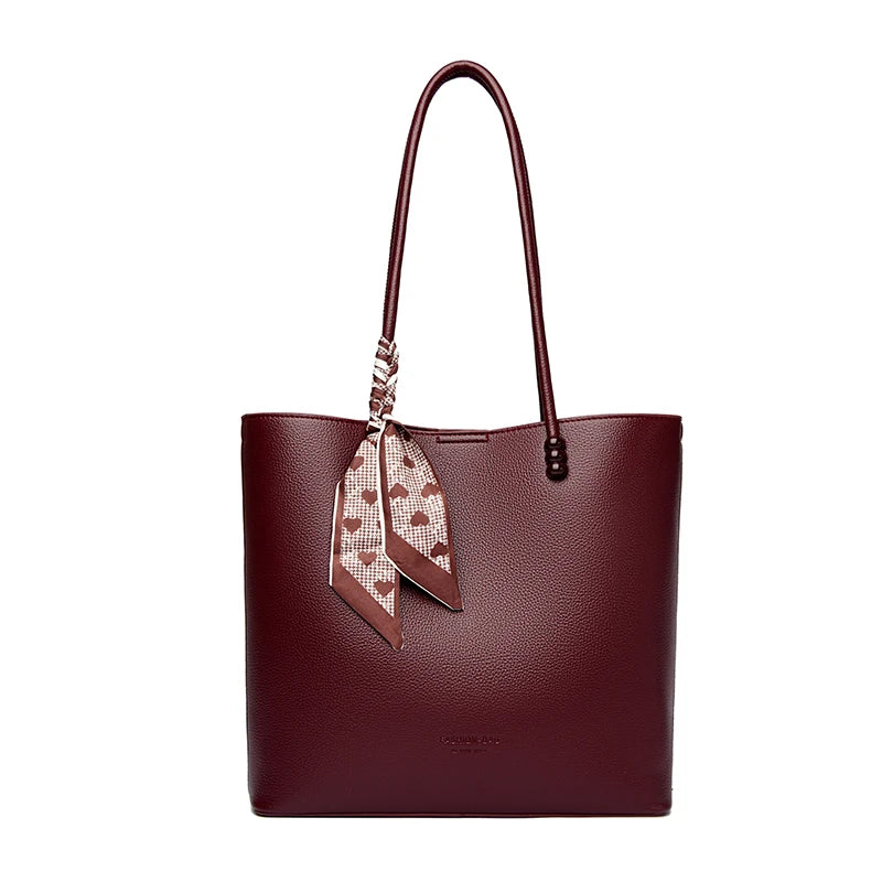 Women's Leather Shoulder Bag – Lightweight Crossbody Purse