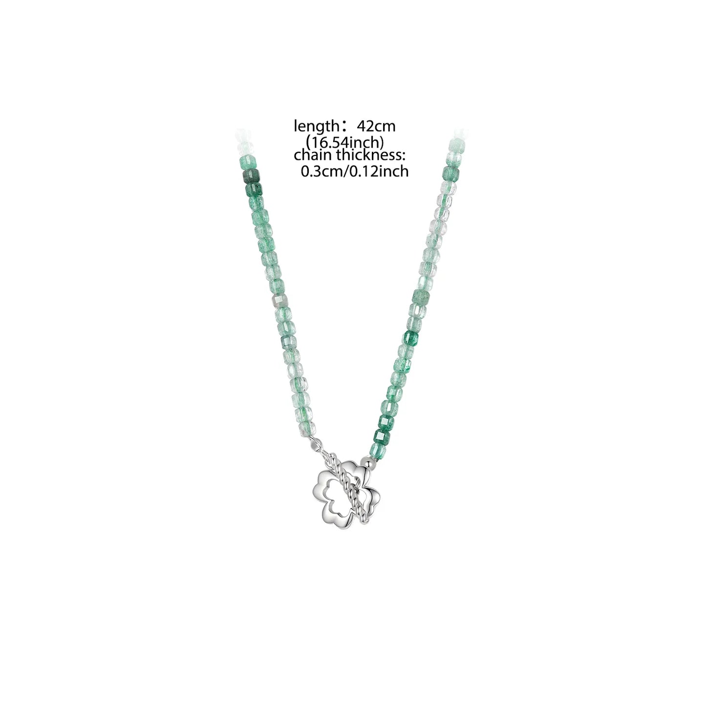 Crystal  Quartz Beads Necklace