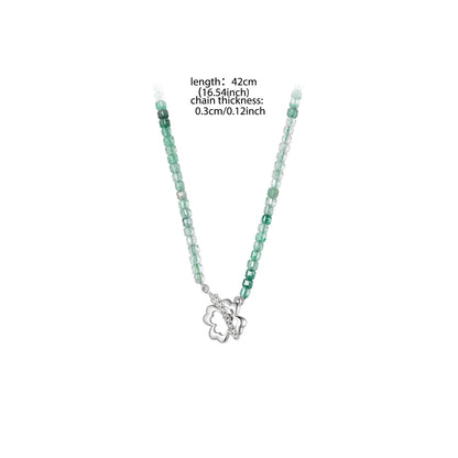 Crystal  Quartz Beads Necklace