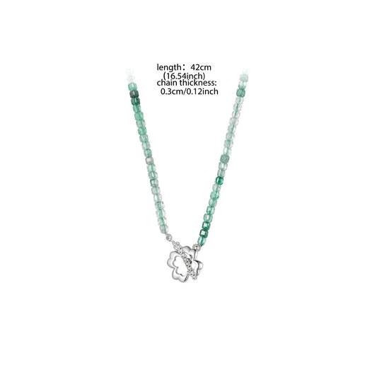 Crystal  Quartz Beads Necklace