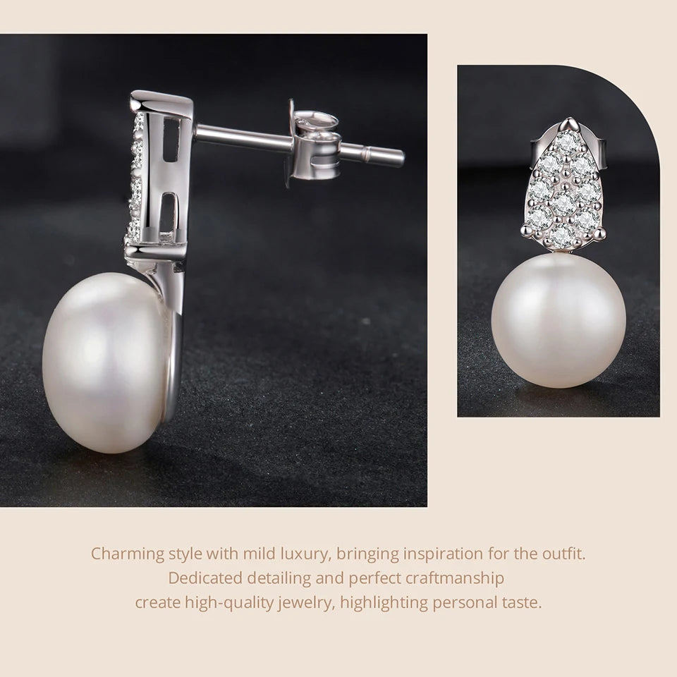 Pearl Stud Earrings