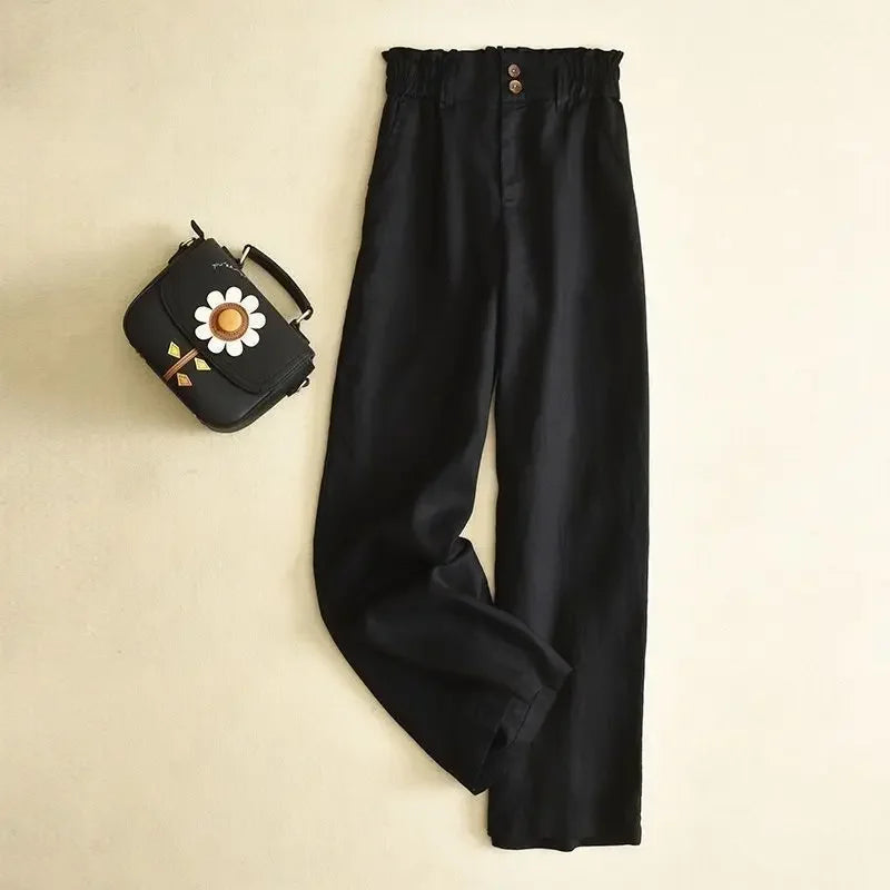 High Waist Wide Leg Pants for Women
