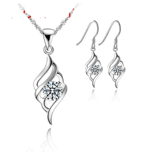 Shinning Crystal Hoop Sets