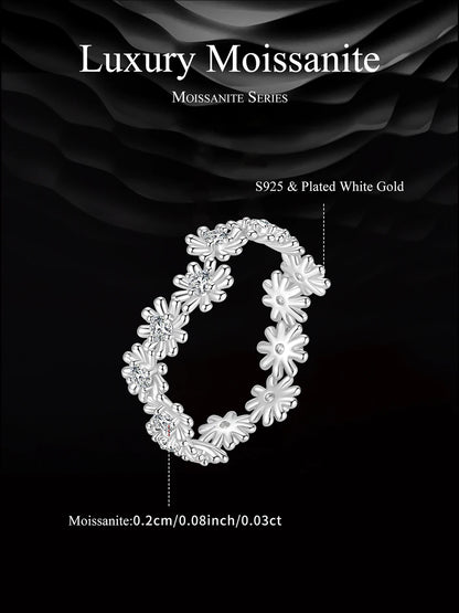 Engagement Love  Flower Band Ring