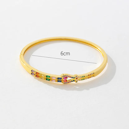 Micro Inlaid Zircon Bangle