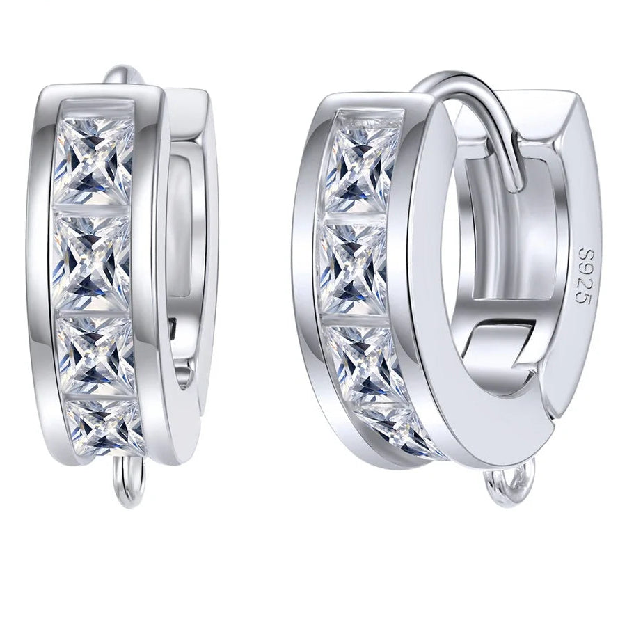 925 Sterling Silver Korean Earring Findings for DIY Jewelry