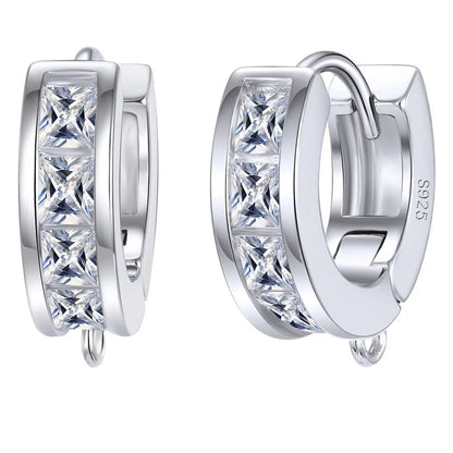 925 Sterling Silver Korean Earring Findings for DIY Jewelry