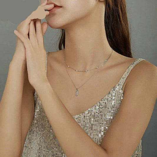 Shiny Wheat Ears  Necklace