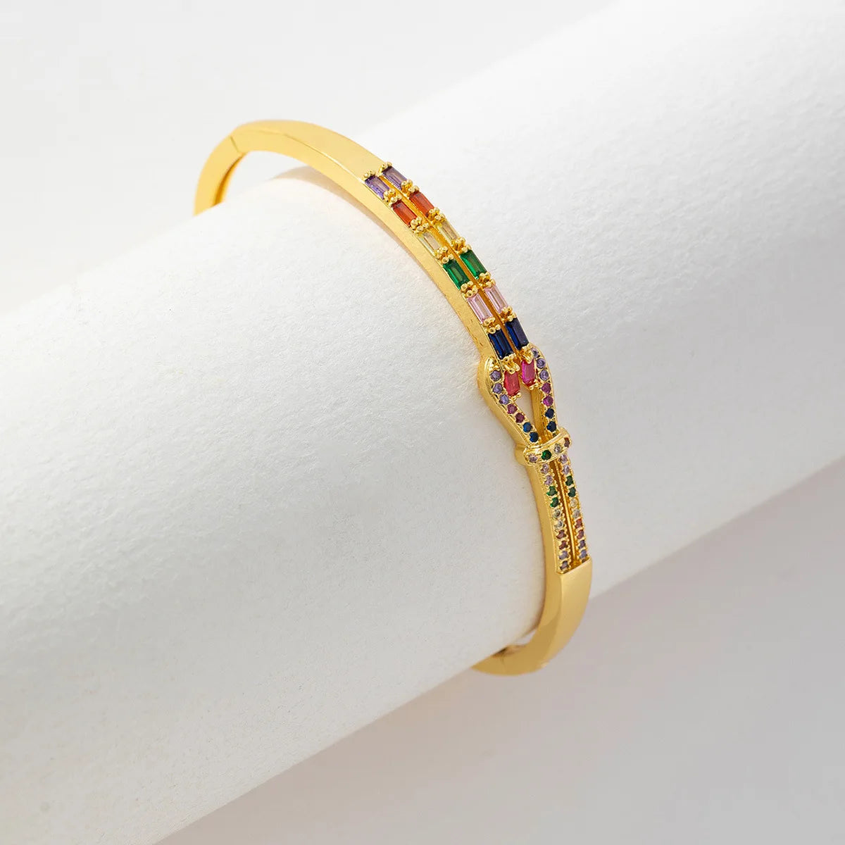 Micro Inlaid Zircon Bangle