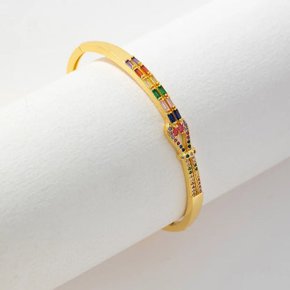 Micro Inlaid Zircon Bangle