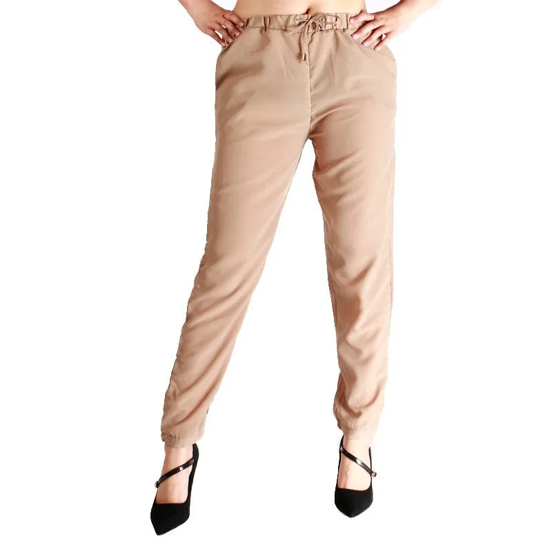 Women's Casual Chiffon Harem Pants 2025
