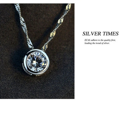 Elegant 925 Sterling Silver CZ Jewelry Set – Perfect for Bridal & Anniversary