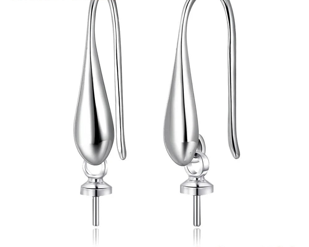 925 Sterling Silver Earring Findings for Women DIY Jewelry