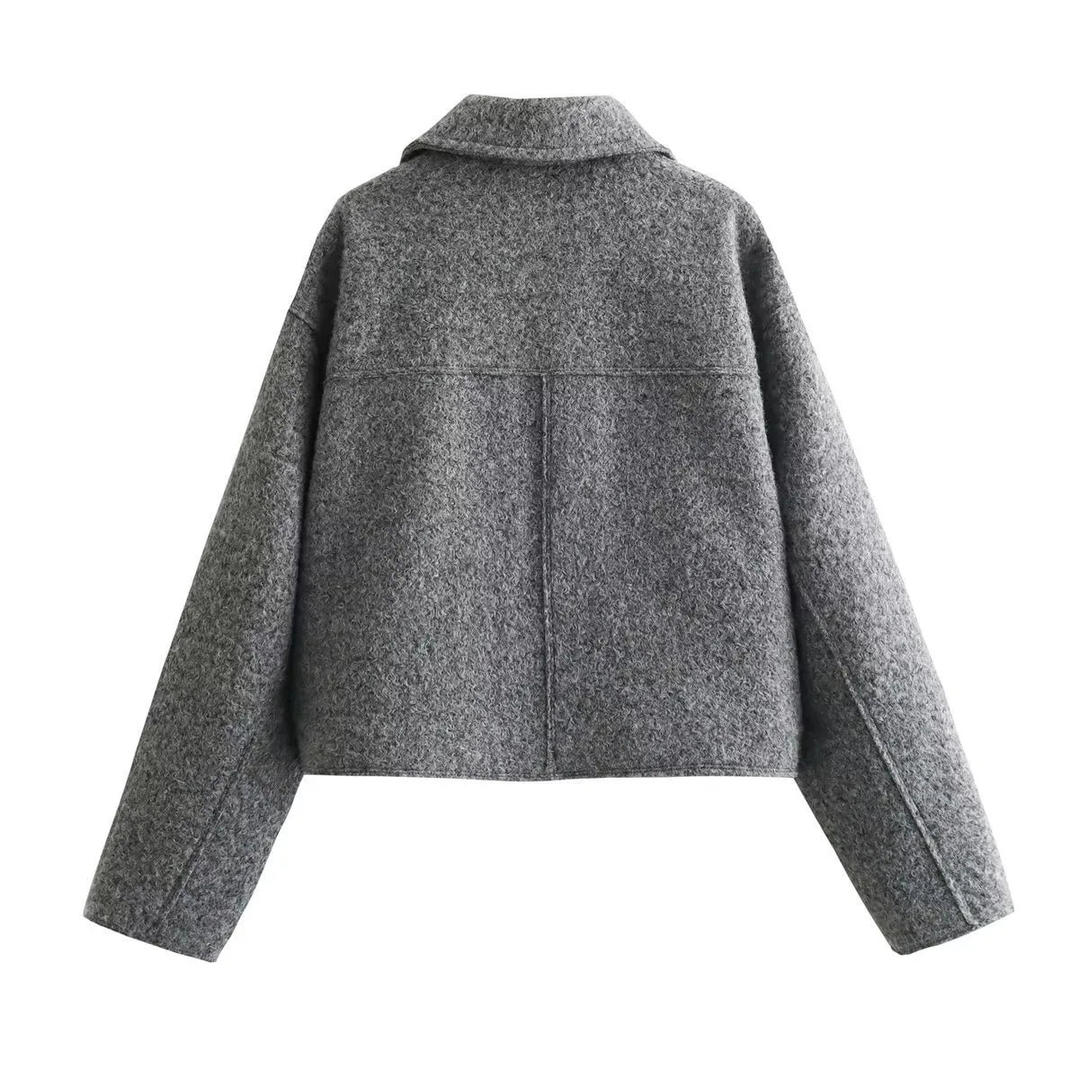 Winter Tweed Fleece Jacket for Women