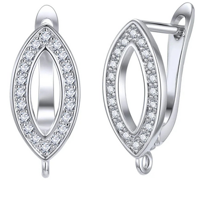 925 Sterling Silver Earring Findings for DIY Jewelry