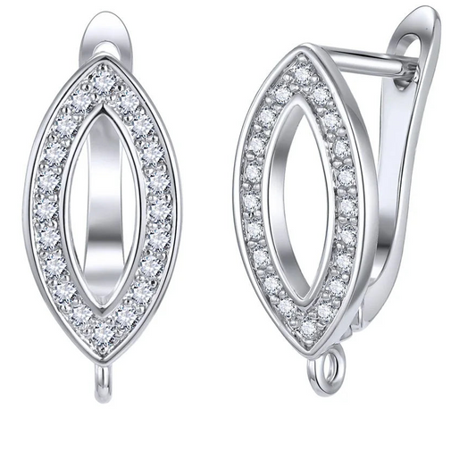 925 Sterling Silver Earring Findings for DIY Jewelry