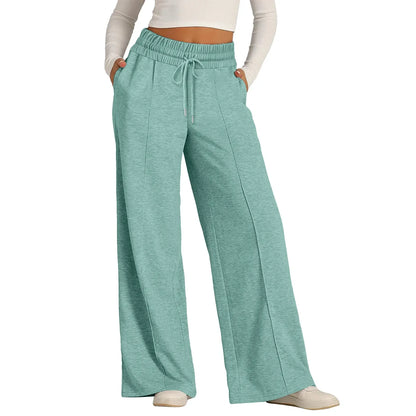 Summer Casual Tie Wide Leg Pants for Women