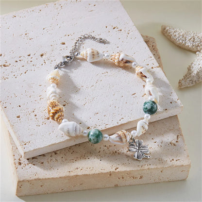 Shell Beads Dolphin Starfish Bracelet