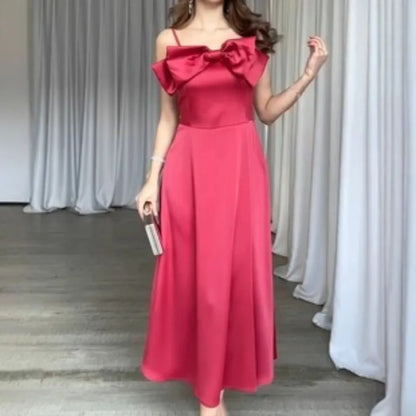 Elegant Backless Mesh Patchwork Maxi Dress