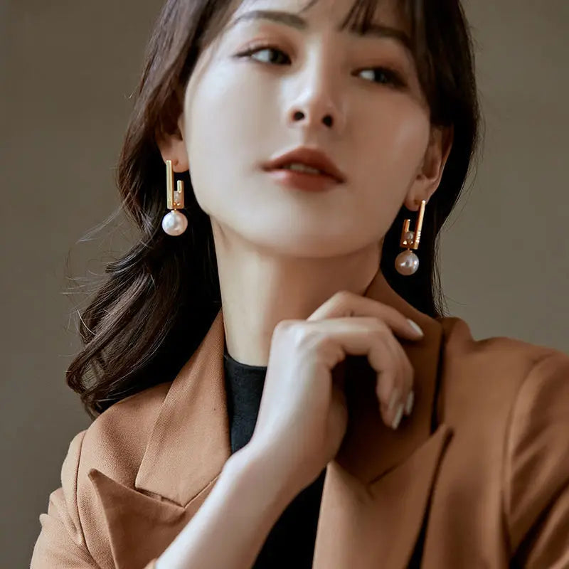 Three-in-One Pearl Earrings
