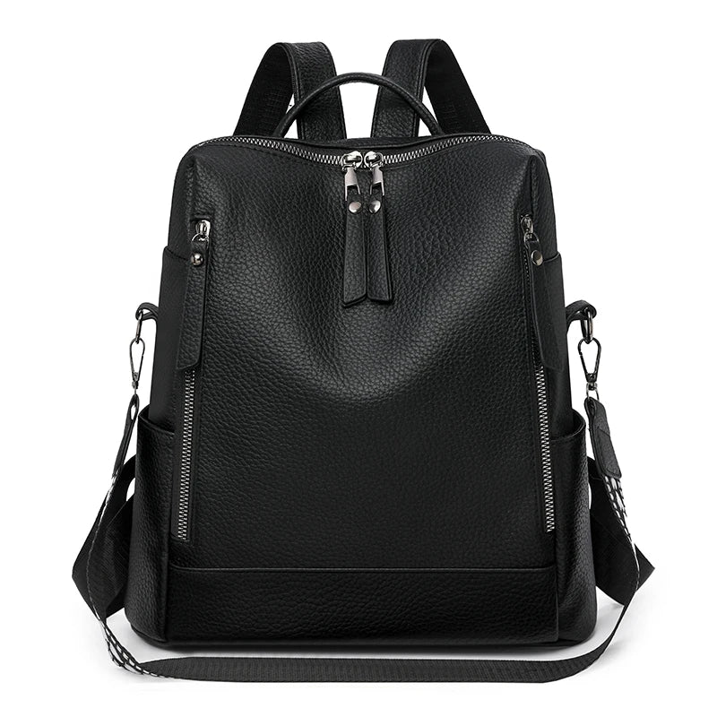 Women's Faux Leather Backpack Purse