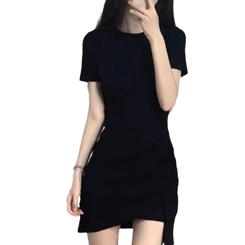 Casual Cotton O-Neck Dress