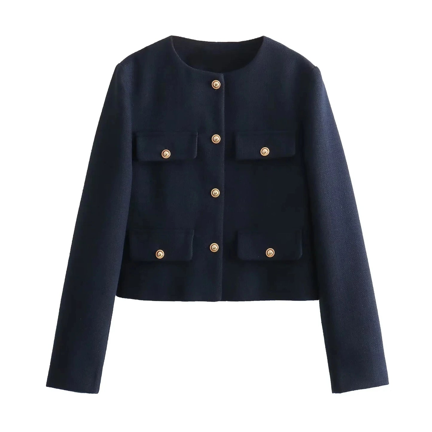 Elegant Cropped Winter Jacket for Women