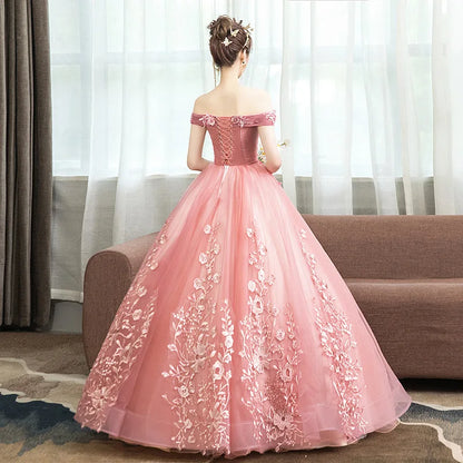 Luxury Lace Ball Gown Quinceañera Dress