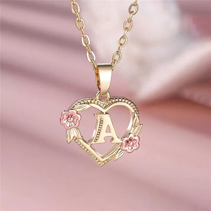 Letter Pendant Necklace