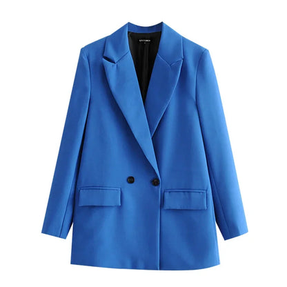 Women’s Double-Breasted  Office Blazer
