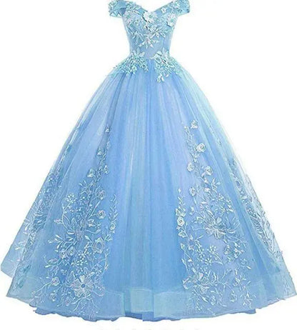 Luxury Lace Ball Gown Quinceañera Dress