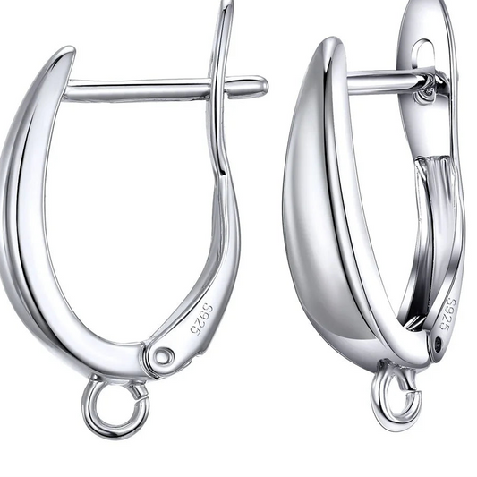 925 Sterling Silver Earring Findings for DIY Jewelry