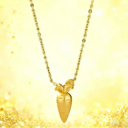 NEC Carrot Pendant Necklace for Women