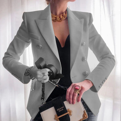 Women’s Elegant Double-Breasted  Blazer