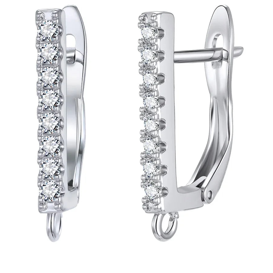 925 Sterling Silver Korean Earring Findings for DIY Jewelry