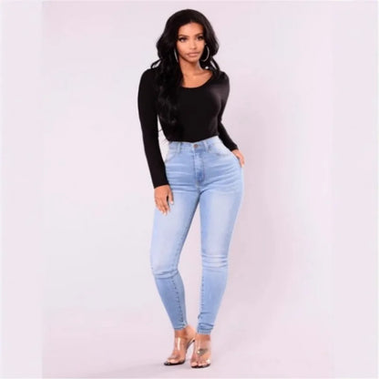 Women’s High Waist Skinny Push Up Jeans