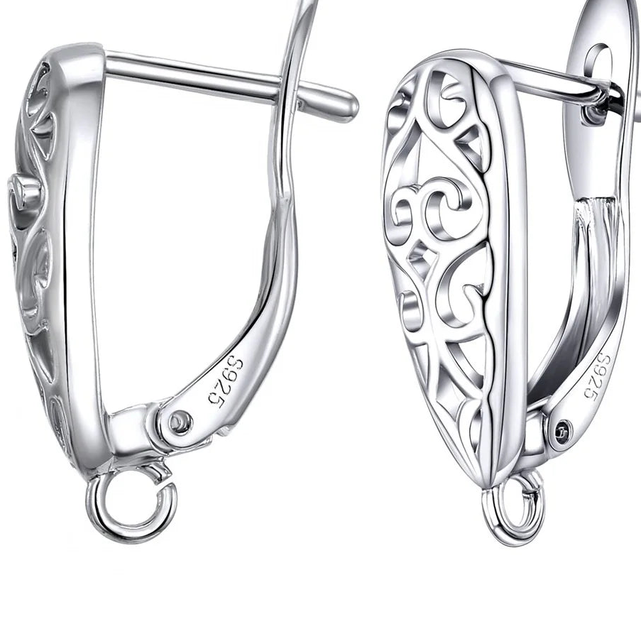 925 Sterling Silver Earring Findings for DIY Jewelry