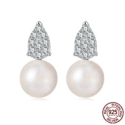 Pearl Stud Earrings