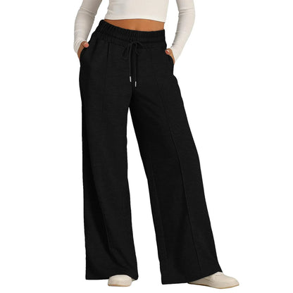 Summer Casual Tie Wide Leg Pants for Women