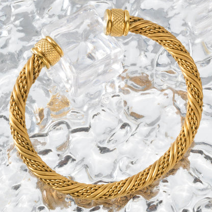 Wire Knot Cuff Bracelet