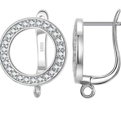 925 Sterling Silver Earring Findings for DIY Jewelry