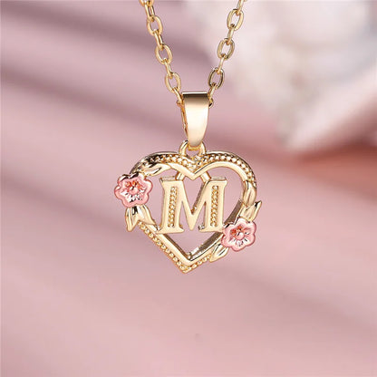 Letter Pendant Necklace