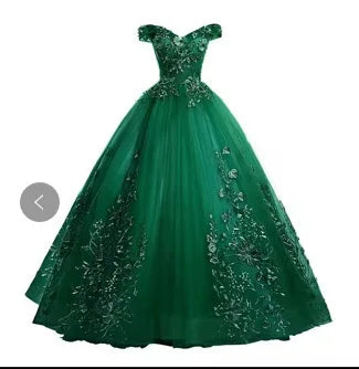 Luxury Lace Ball Gown Quinceañera Dress