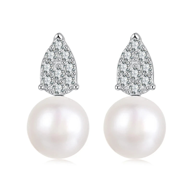 Pearl Stud Earrings