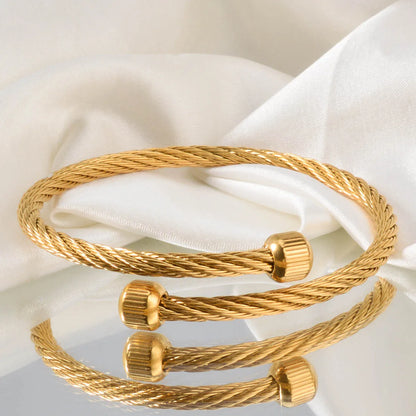Wire Knot Cuff Bracelet
