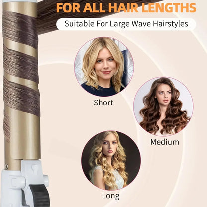 Rotating Ceramic Curling Iron 28mm for Big Waves