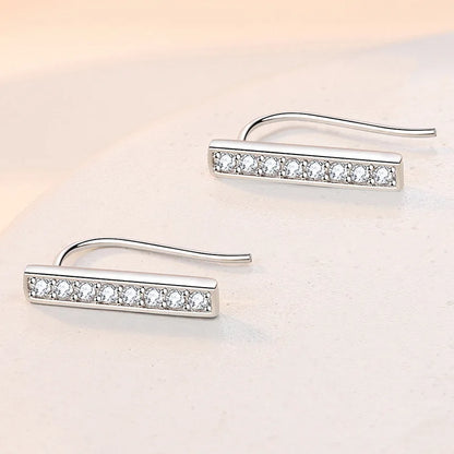 925 Sterling Silver Original Charm Double Hoop Earrings
